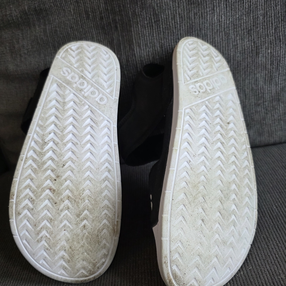 Adidas Black Slide Sandals - Picture 7 of 7